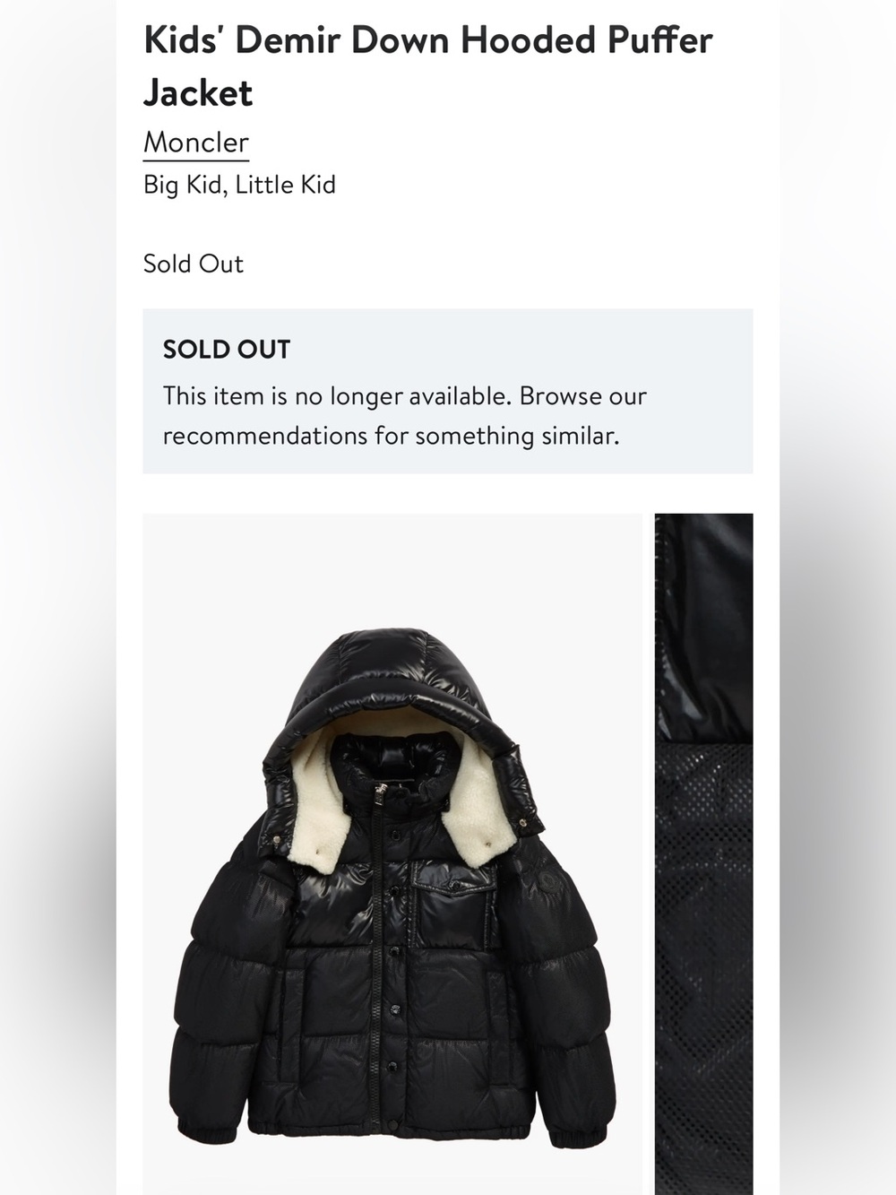 Moncler Hooded Down Jacket - Picture 4 of 17